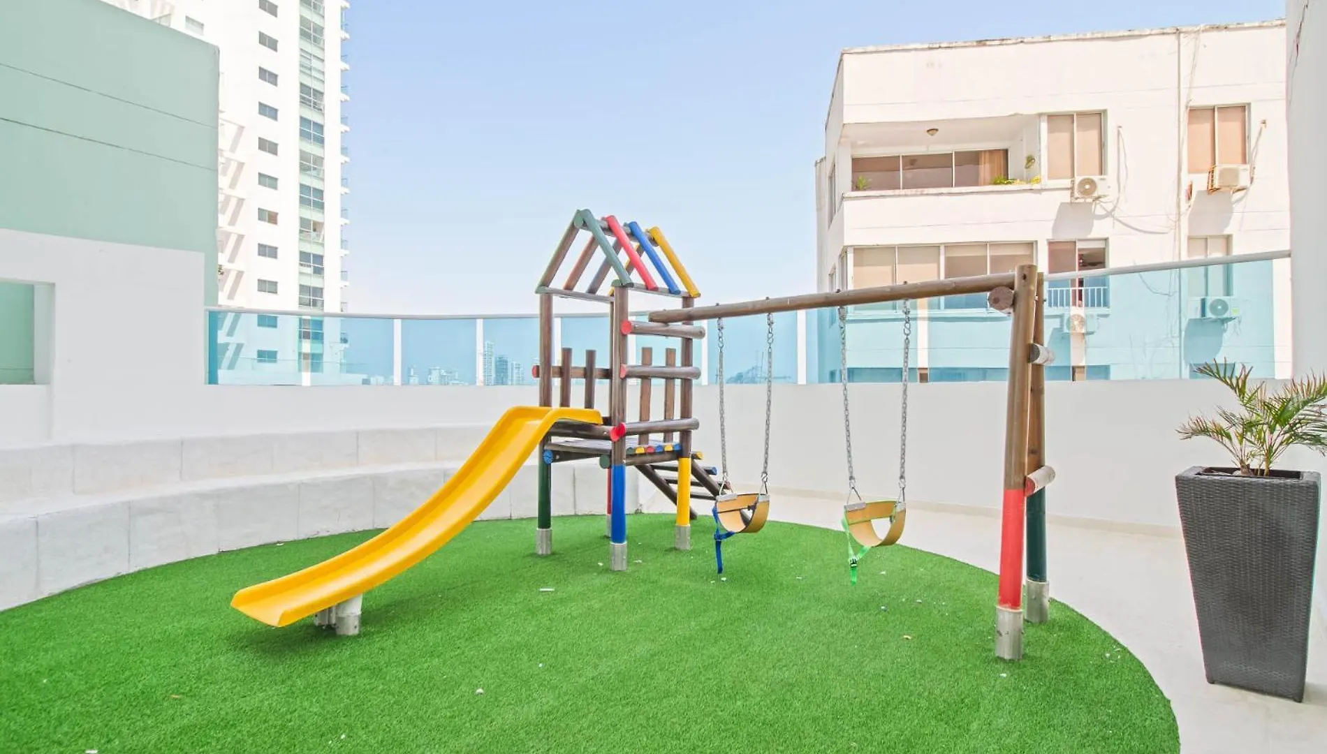 Apartmán Vista De Lujo Al Mar Y La Bahia Cartagena Kolumbie