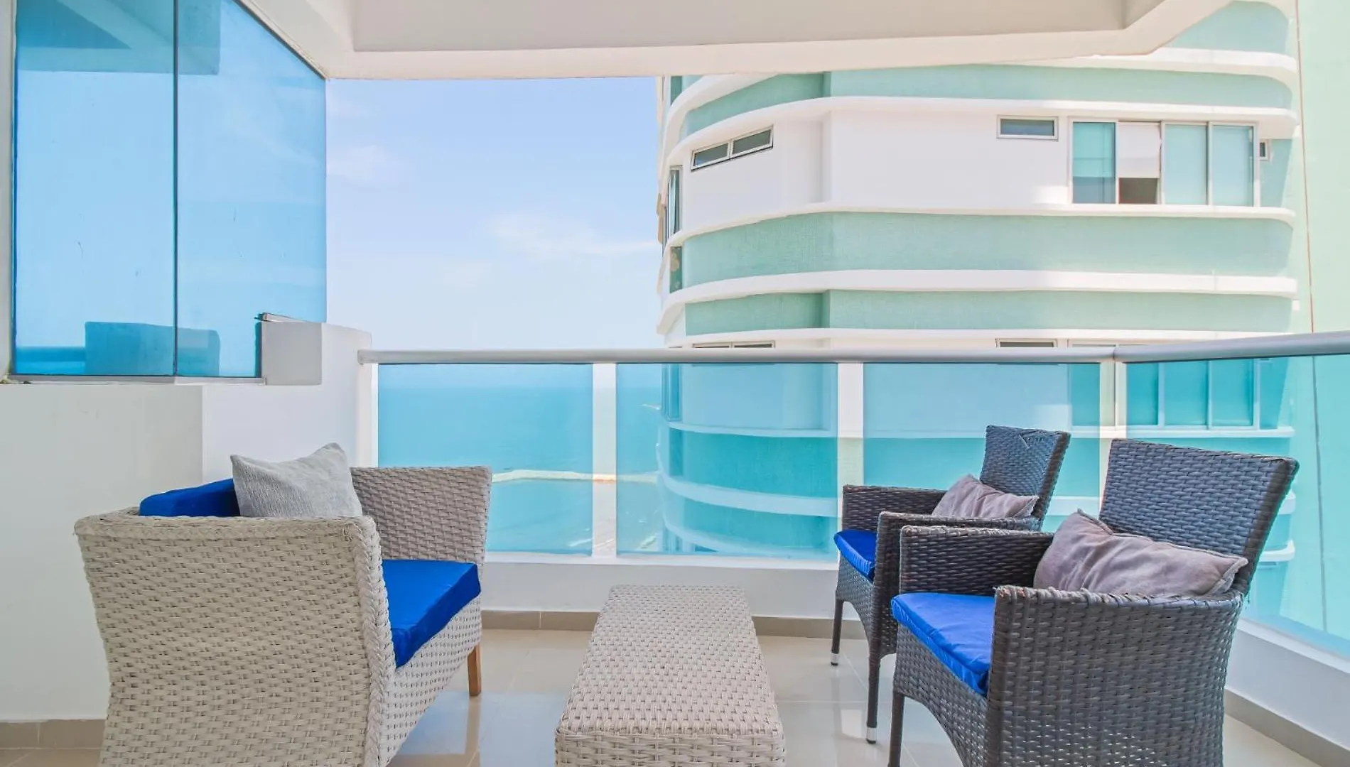Apartmán Vista De Lujo Al Mar Y La Bahia Cartagena 0*,  Kolumbie